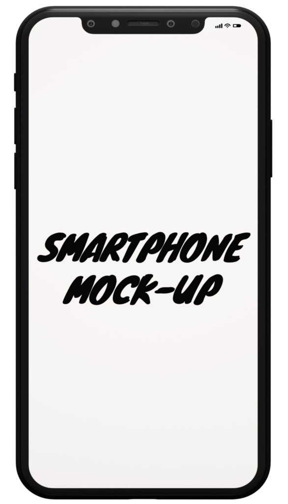 Smartphone skabelon